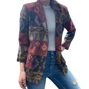 VTG Amore Collection Printed Blazer